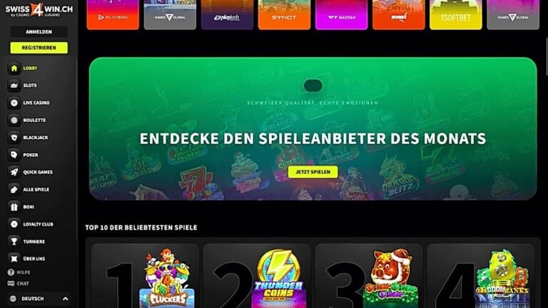 Swiss4Win : le casino suisse qui joue sur les chiffres